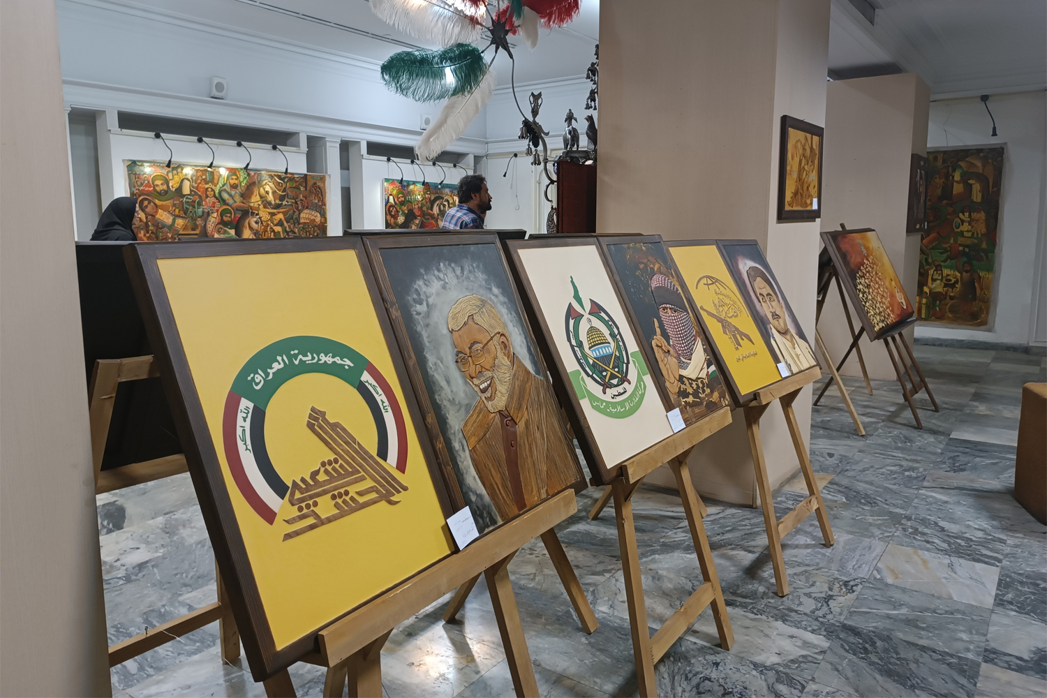 نمایشگاه ترویج و توسعه فرهنگ ایثار و شهادت در هنر صنایع‌دستی استان‌تهران