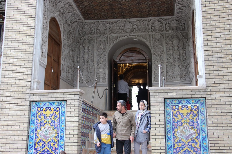 درهای جنوبی عمارت بادگیر کاخ گلستان برای نوروز 1402 بازگشایی شد