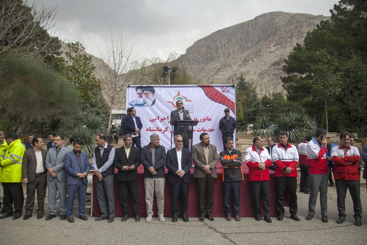 مانور بزرگ ستاد اجرایی خدمات سفر در کرمانشاه برگزار شد