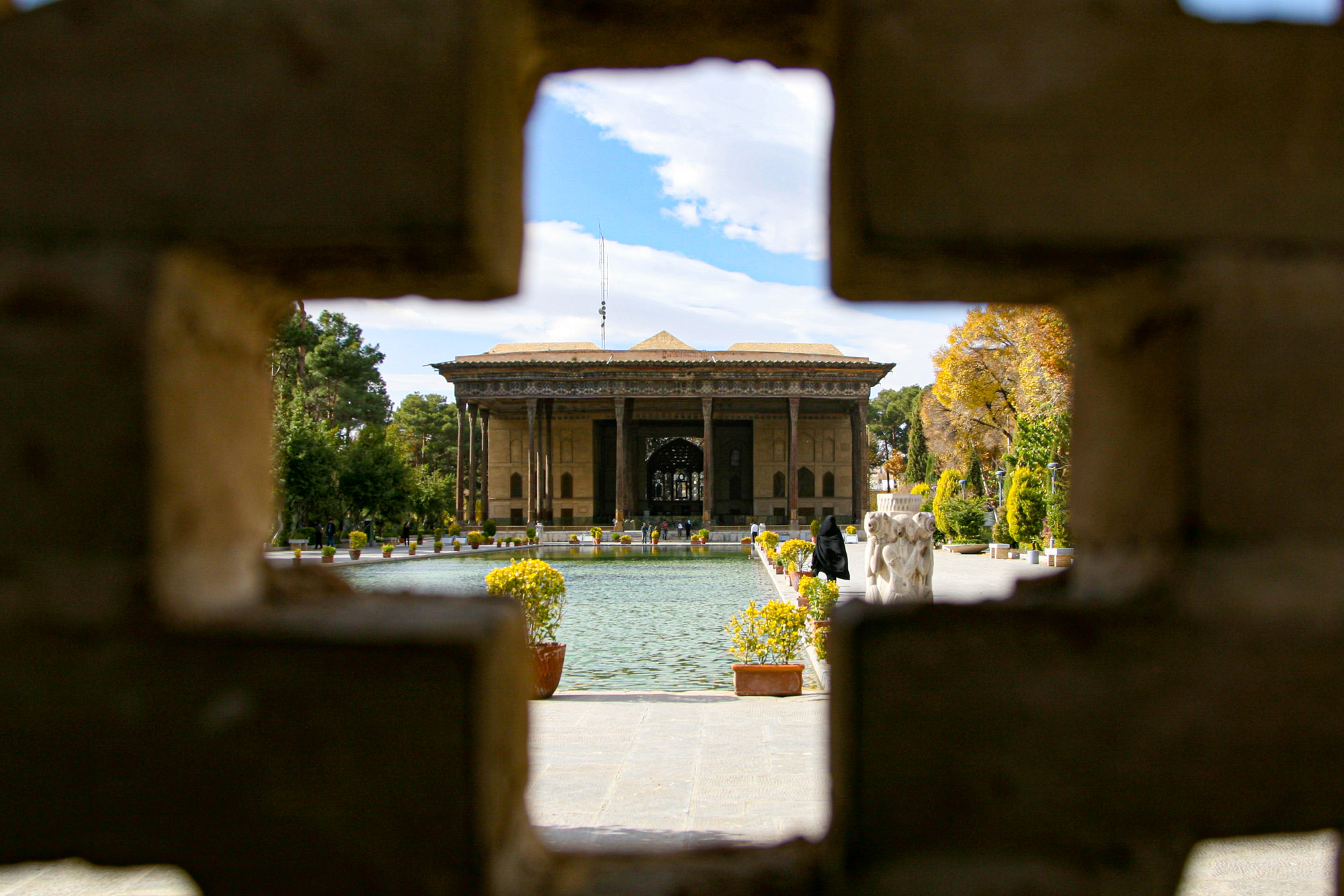 نوروز در کاخ چهلستون اصفهان