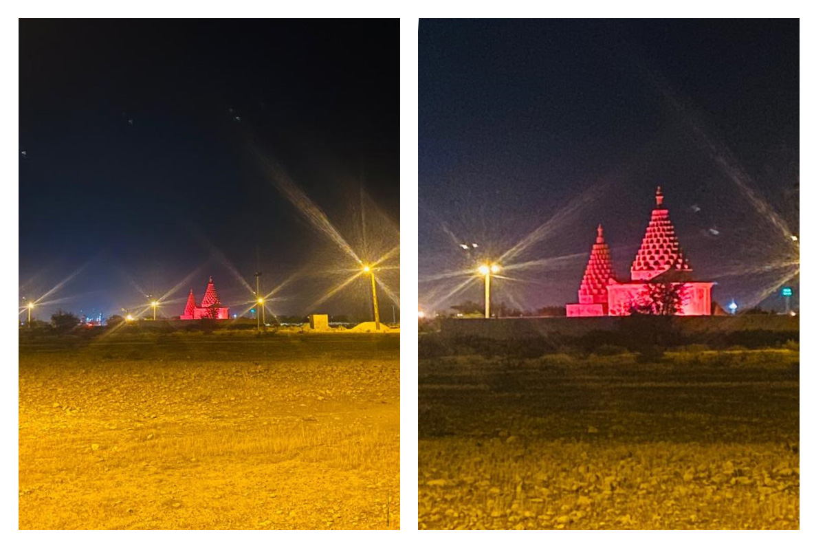 نورپردازی بناهای تاریخی هرمزگان به رنگ قرمز به‌مناسبت روز جهانی هموفیلی