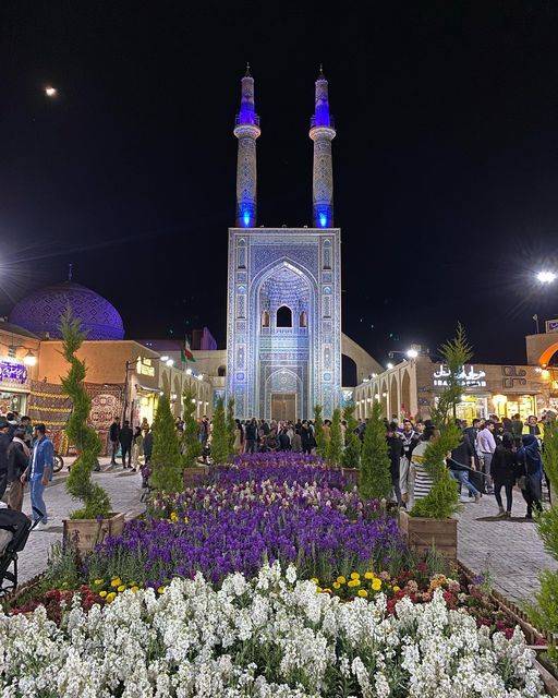مسجد جامع یزد در نوروز 1402