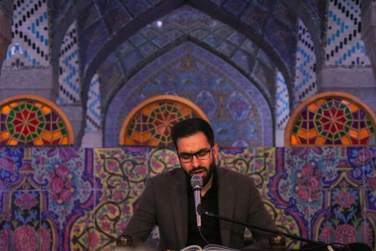 مراسم احیای شب های قدر در مسجد تاریخی نصیرالملک شیراز
