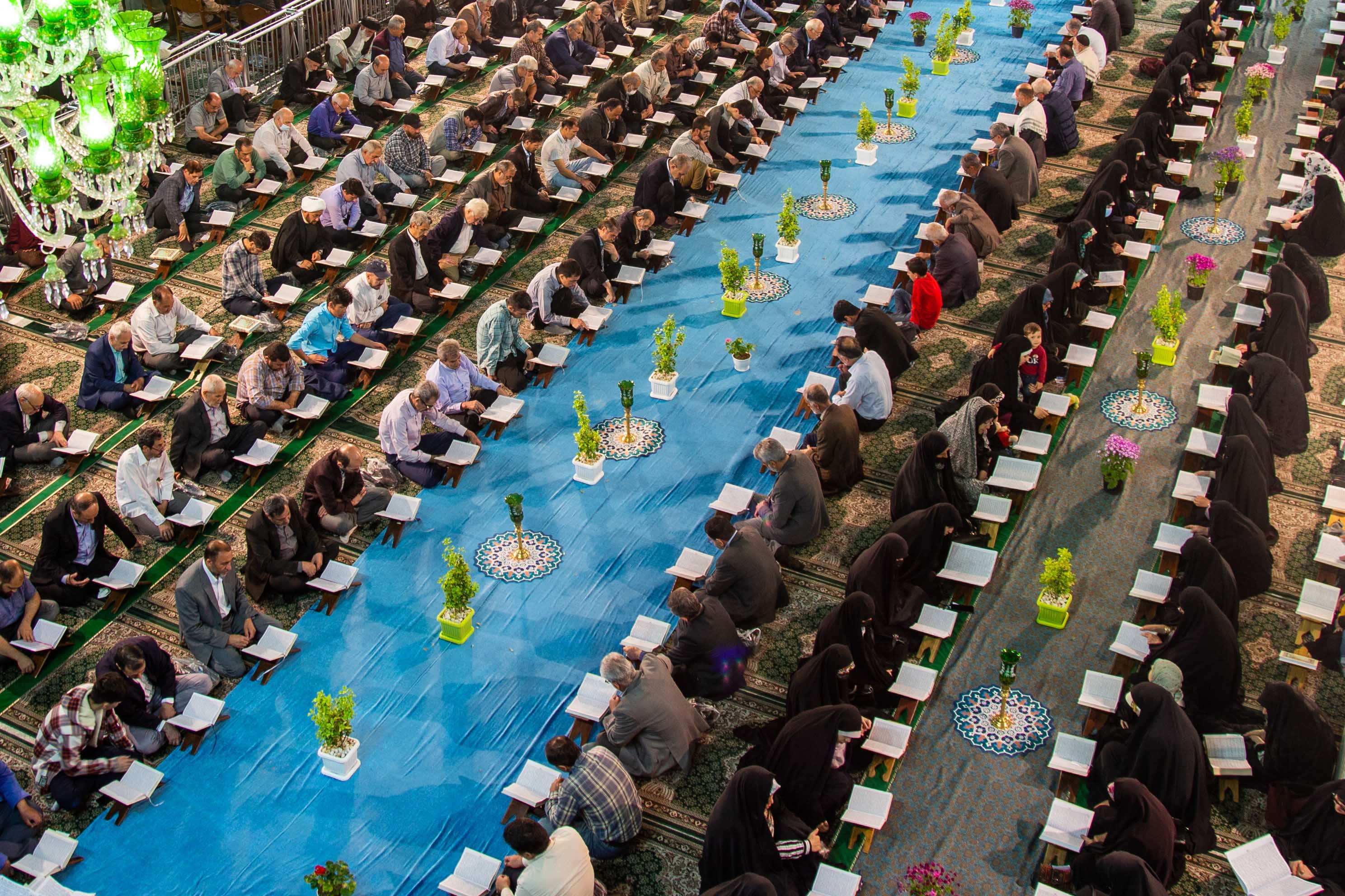 ترتیل‌خوانی قرآن کریم ویژه ماه مبارک رمضان در حرم عبدالعظیم حسنی(ع)