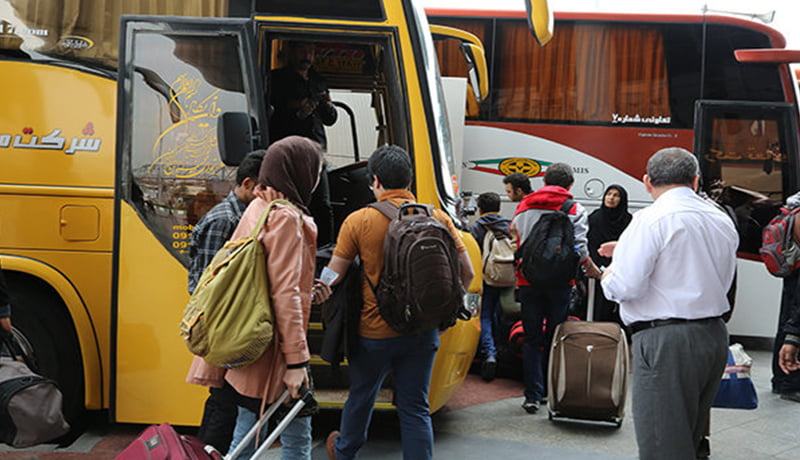 ۱۳ میلیون مسافر در ۱۸ روز سفر با وسایل حمل ونقل عمومی جا به جا شدند