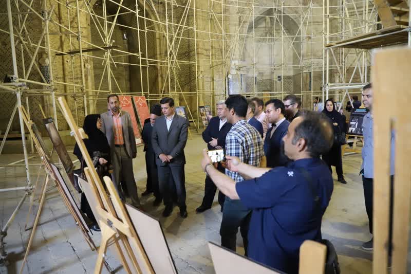 افتتاح نمایشگاه عکس 70 سال مرمت در پایگاه میراث جهانی گنبدسلطانیه