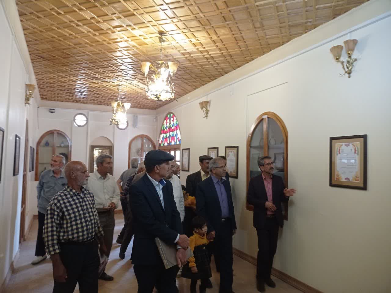 افتتاح نمایشگاه الواح ثبتی آثار ناملموس شهرستان ملایر