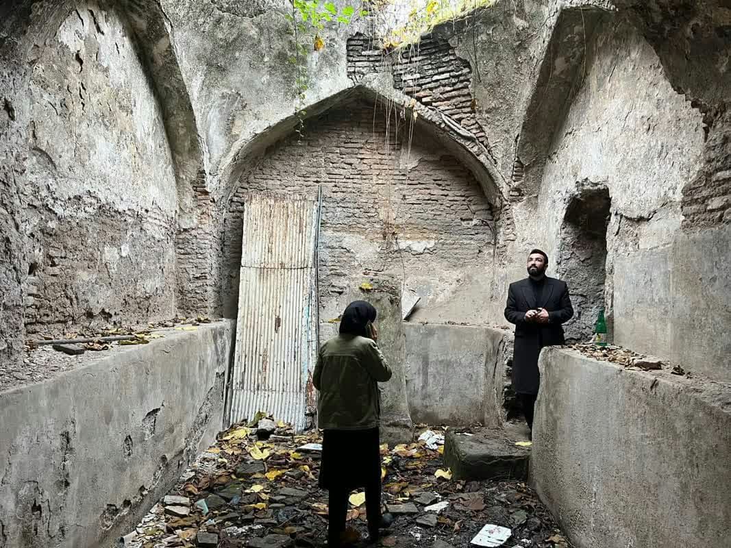 بنای تاریخی شهر تاریخی استرآباد(گرگان) در حال مرمت است
