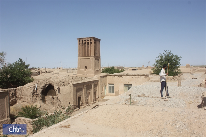 مرمت اضطراری خانه تاریخی ضیایی در سه‌قلعه سرایان
