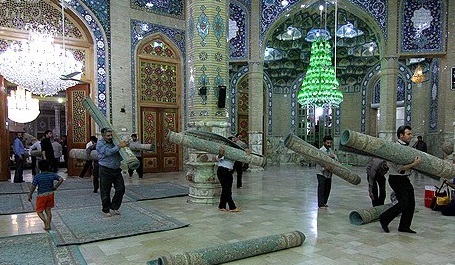 9 مسجد بین راهی البرز غبار روبی شد