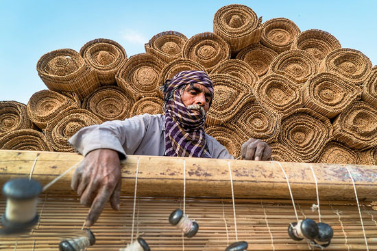 حصیربافی در سیستان و بلوچستان