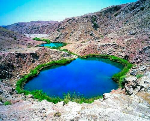 دریاچه دوقلو آبدانان در ایلام