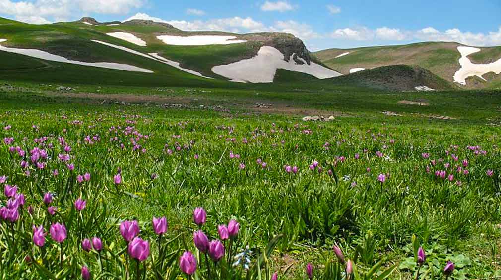جاذبه های طبیعی سراب در آذربایجان شرقی