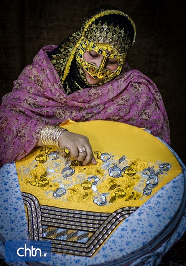 کمه‌دوزی هنر زنان هرمزگان
