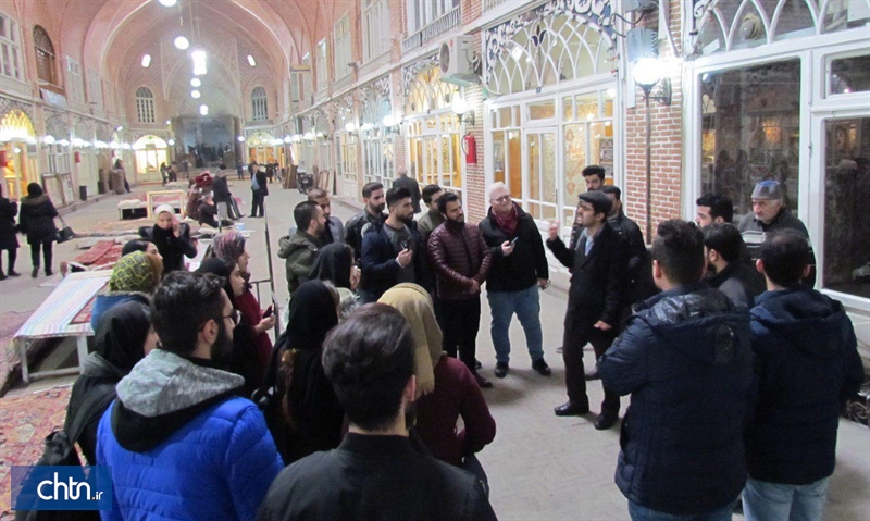 بازدید دانشجویان خارجی از اماکن تاریخی تبریز